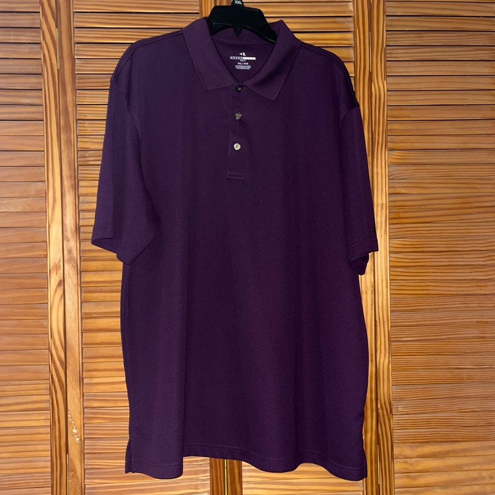Grand Slam Purple Short Sleeve Golf Polo Size XXL